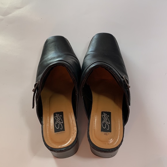 Sporto black leather clog size 8.5.  EUC - Picture 4 of 4